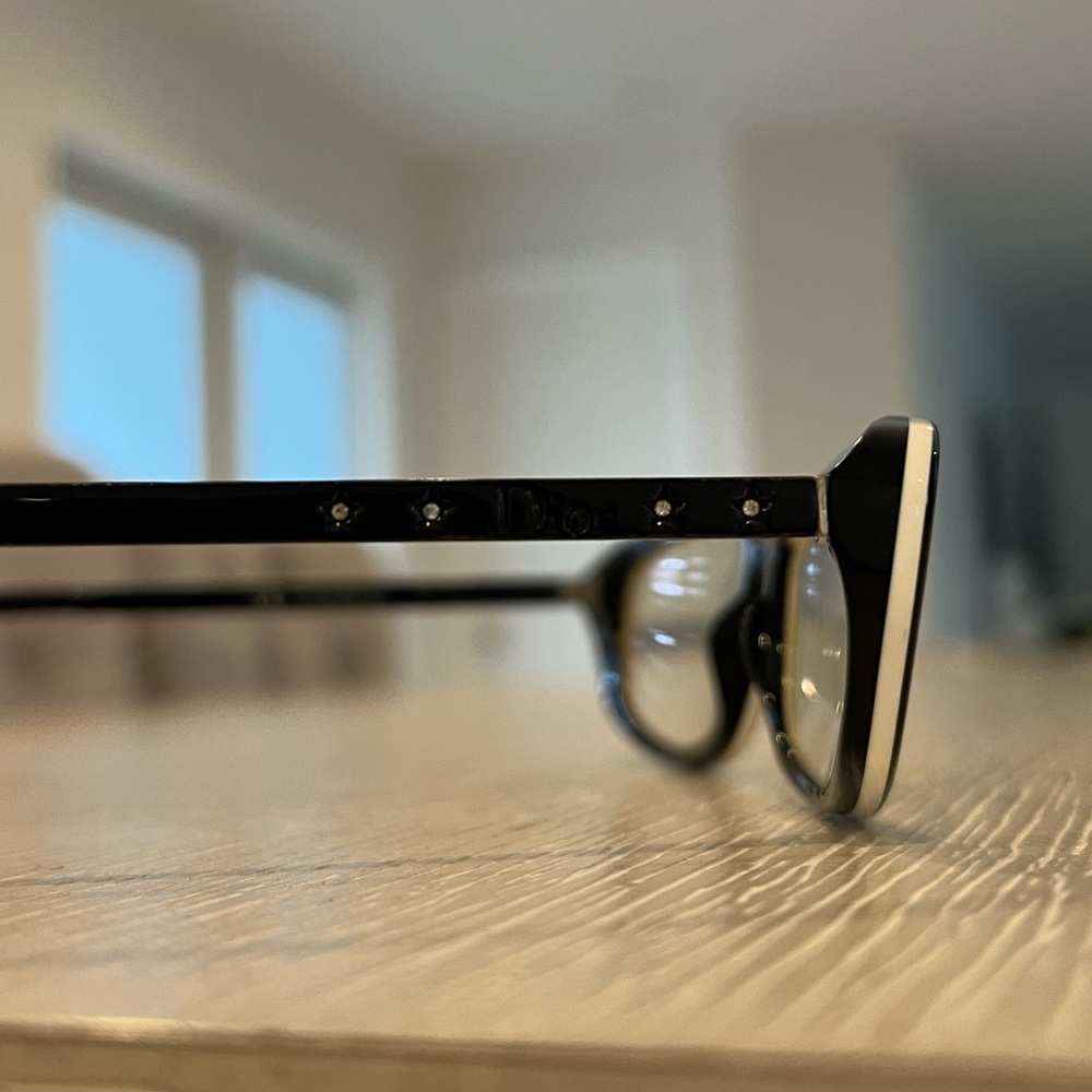 Vintage Christian Dior Black & White Reading Glasses Women’s - Picture 8 of 8